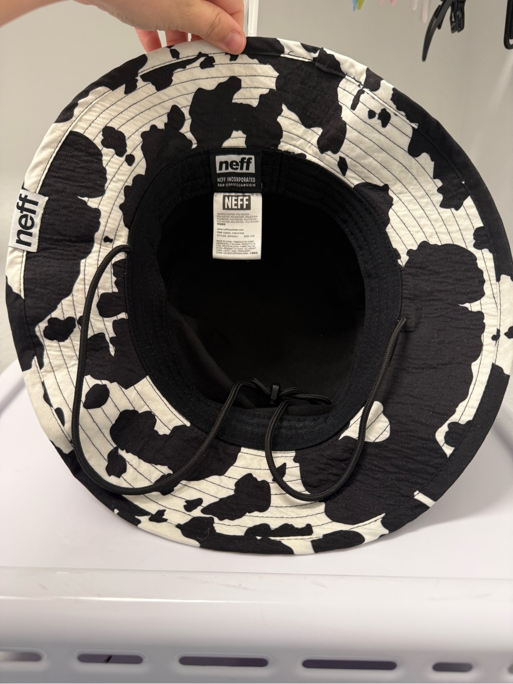 Neff Bullhonky Cow Print Boonie Hat - Picture 5 of 8